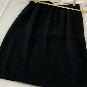 St. John black knit skirt size 4. 23” in length